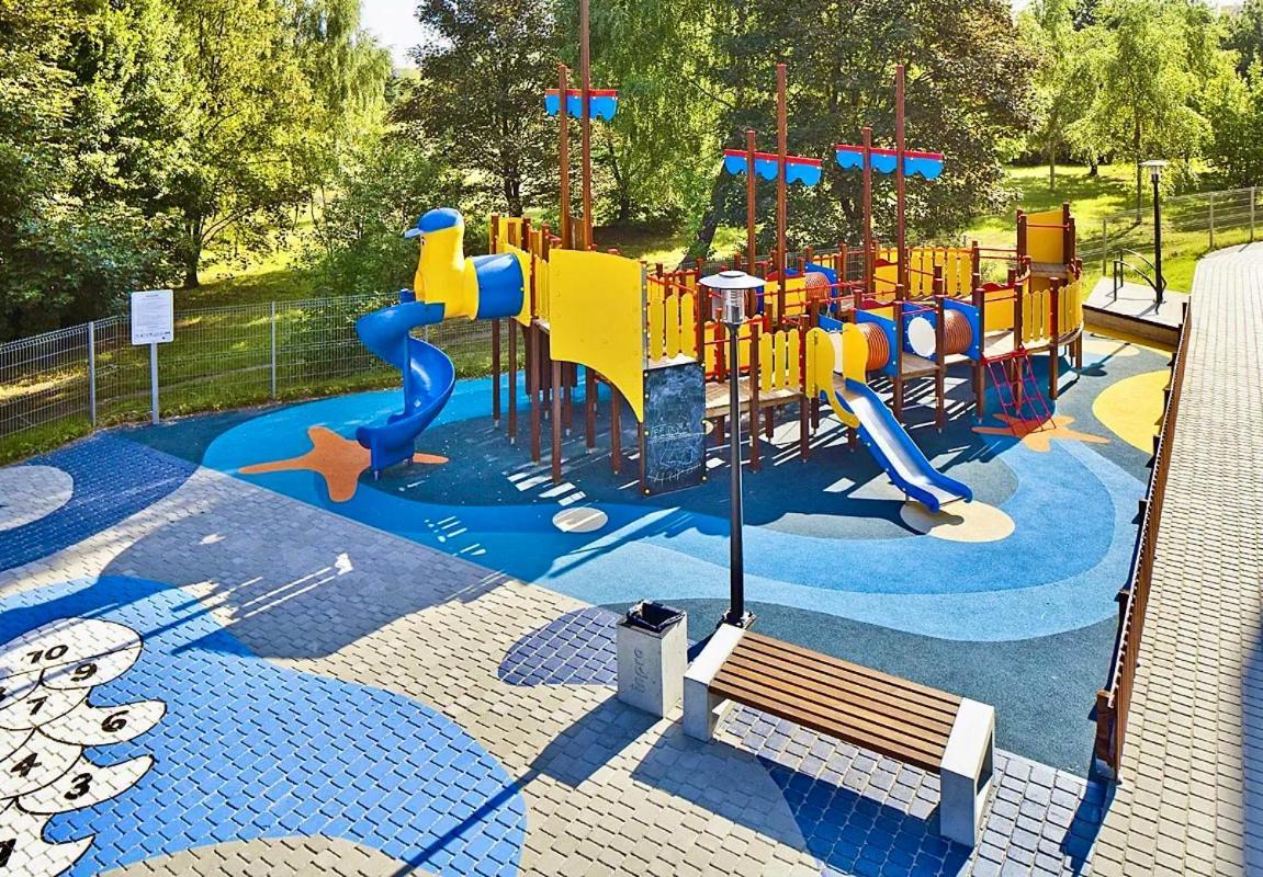 City Park Apartments Гданьск Экстерьер фото